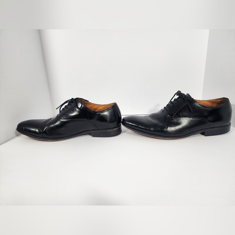 Florsheim Mens 11 Corbetta CapToe Oxford Black Leather classic formal work event - Picture 9 of 13